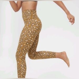 Aerie Offline Olive and Brown Leopard Leggings